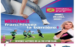 Mesdames franchissez la barrière ! devenez actrice de votre club