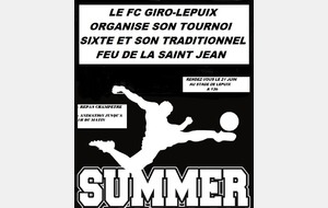 Journée tournoi sixte + feu de la saint Jean