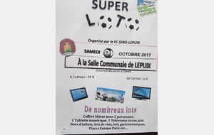 SUPER LOTO DU FC GIRO-LEPUIX