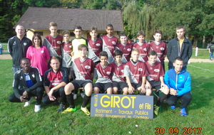 RESUME DU MATCH U15 PRESENTEVILLERS ST MARIE / GJ DU BALLON