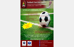 L'école de foot recrute