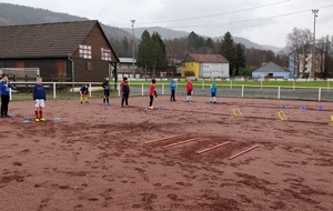 Une séance d'entraînement adaptée pour clôturer l'année 2020