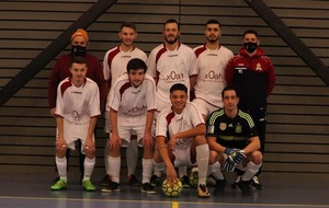 Une équipe senior en finale départementale futsal 