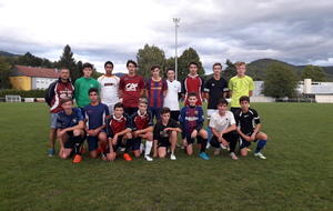 U18 MERCREDI 13 SEPTEMBRE 2017 ENTRAINEMENT à GIROMAGNY