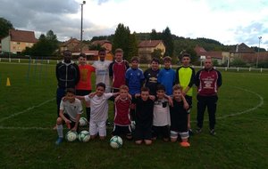 U15 MERCREDI 13/09/17 ENTRAINEMENT à GIROMAGNY