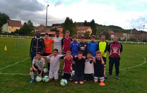 U15 MERCREDI 13/09/17 ENTRAINEMENT à GIROMAGNY