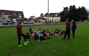 ENTRAINEMENT U9 et U7 MERCREDI 20 SEPTEMBRE 217