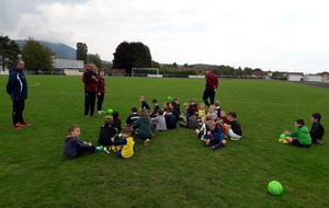 ENTRAINEMENT U9 et U7 MERCREDI 20 SEPTEMBRE 217