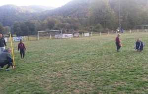 SAMEDI 06 10 18 PLATEAU 2 - U9 A LEPUIX - PREPARATION DES TERRAINS