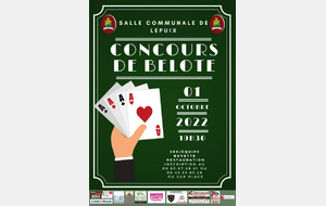 Concours de belote 2022