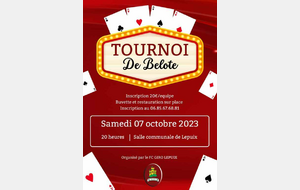 Tournoi de Belote 2023