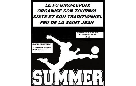  Journée tournoi sixte + feu de la saint Jean