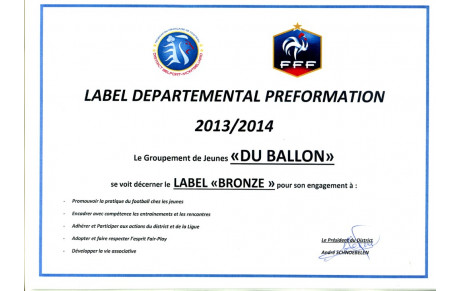 Nouvelle récompense pour le FCGL