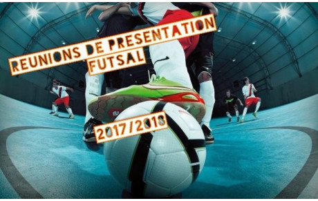 REUNION FUTSAL LUNDI 13 NOVEMBRE 2017