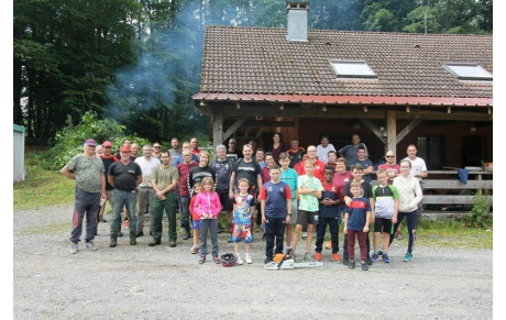 Journée d'entretien du stade de Lepuix