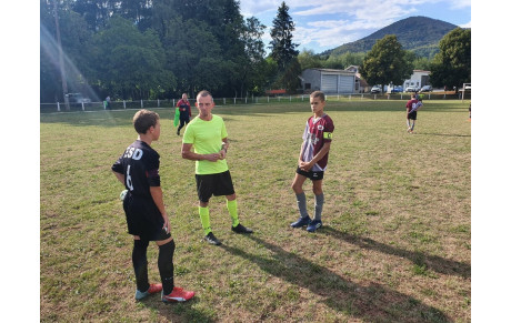 Grande première pour notre nouvel arbitre : David KAUSKOT