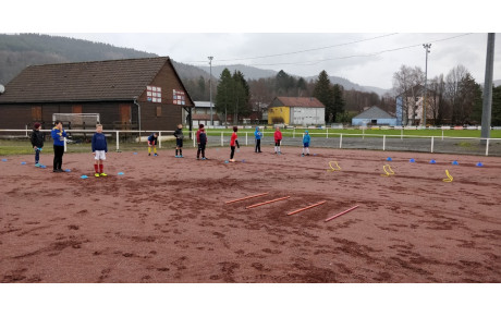 Une séance d'entraînement adaptée pour clôturer l'année 2020