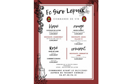 Vente de vin 