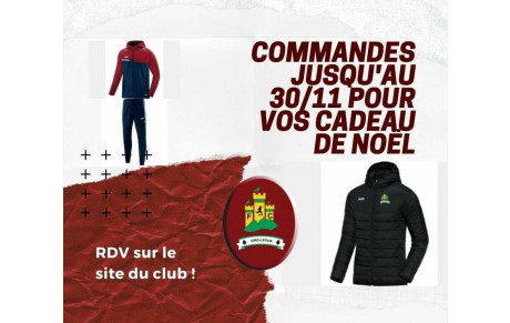 A la recherche d'idée cadeau pour Noël ? Allez faire un tour sur la boutique du club ! Vous êtes sur de faire plaisir !